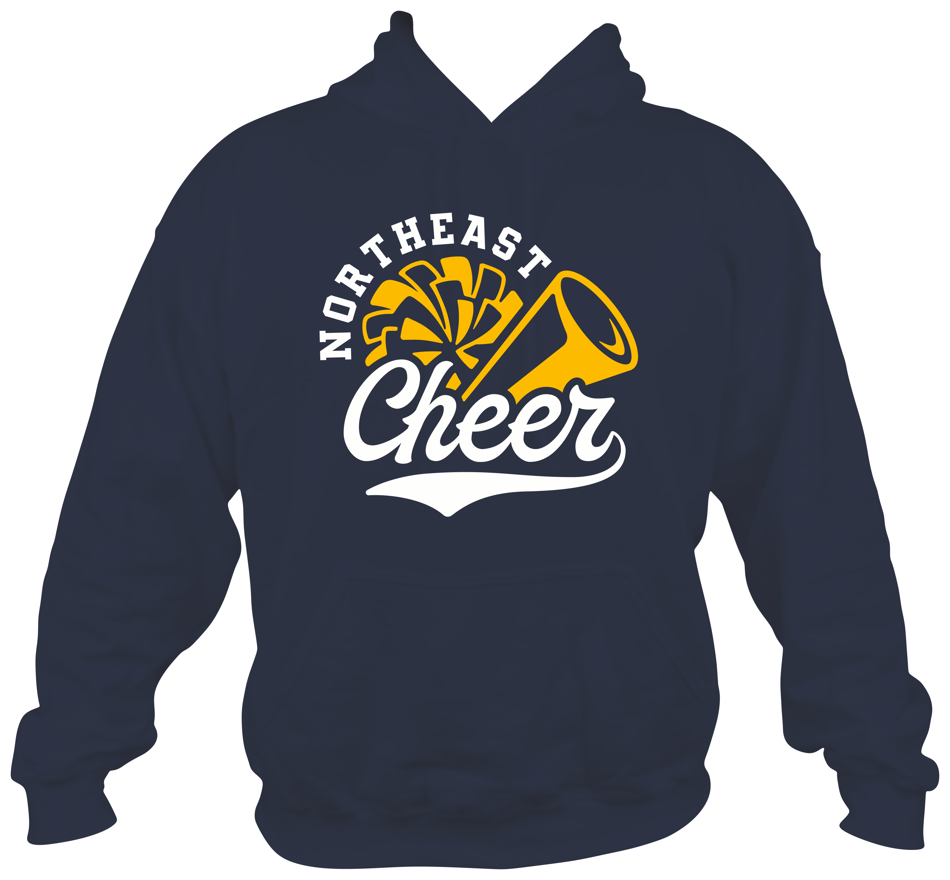 Northeast Middle School Cheer Hoodies