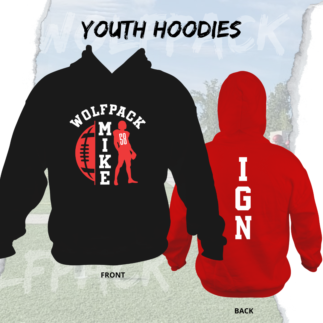 WOLFPACK YOUTH HOODIES