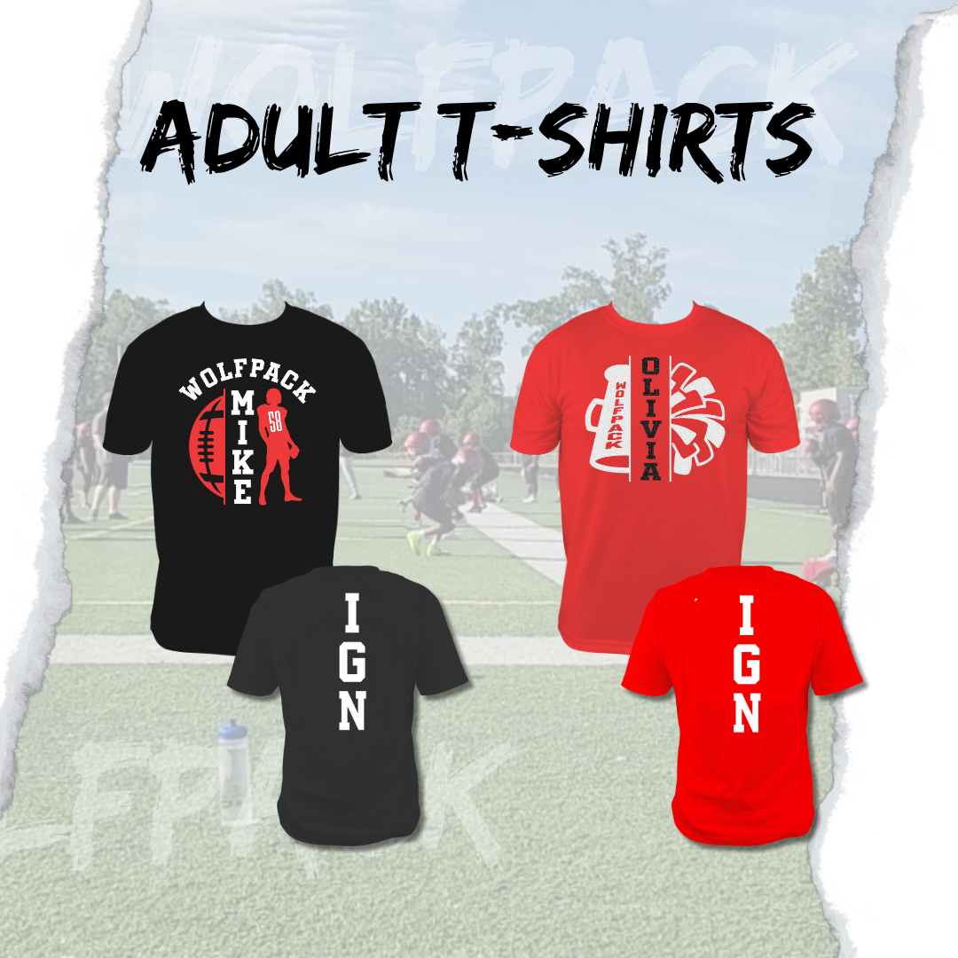 WOLFPACK ADULT T- SHIRTS