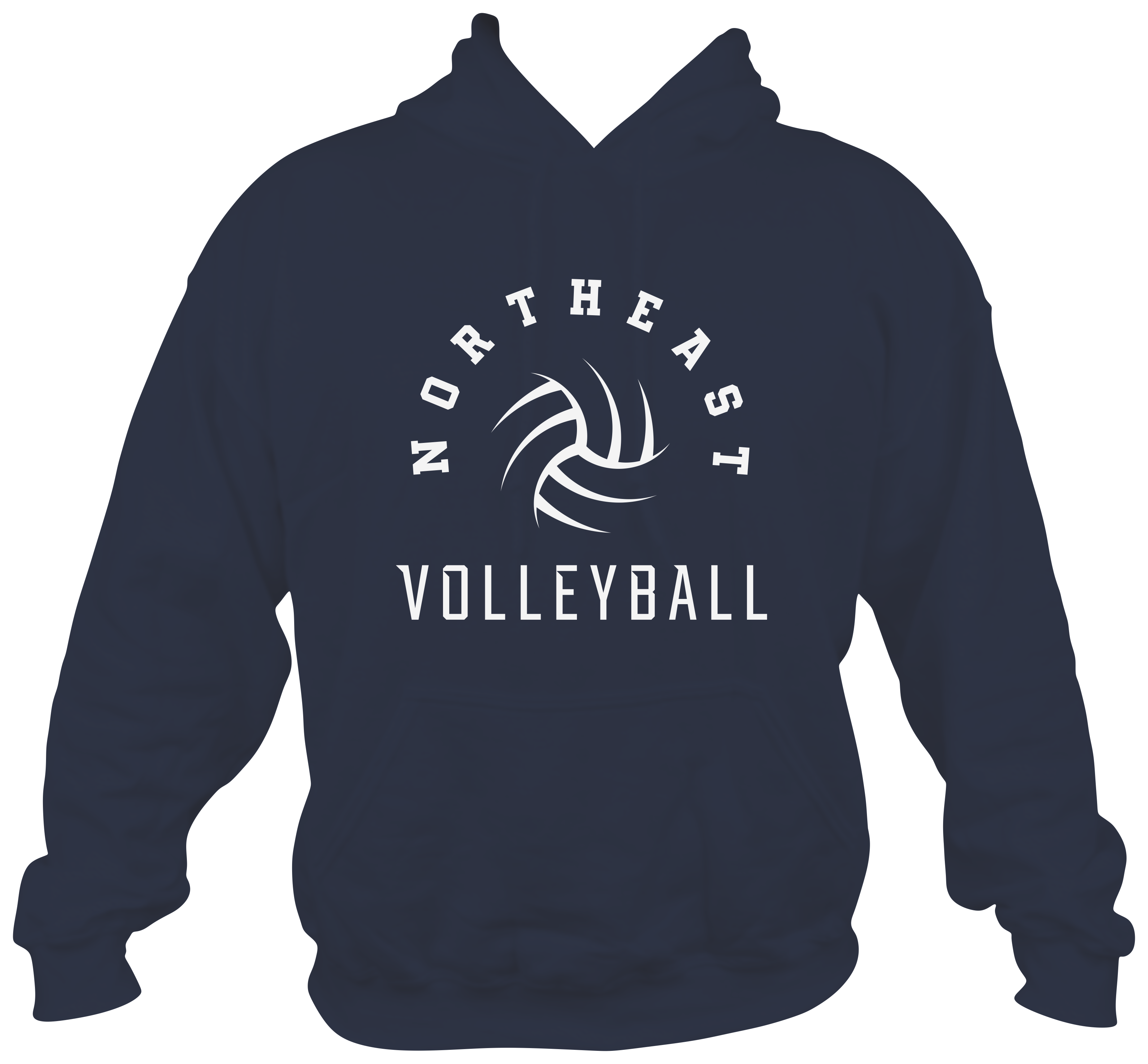 Northeast Middle School Volleyball Hoodies