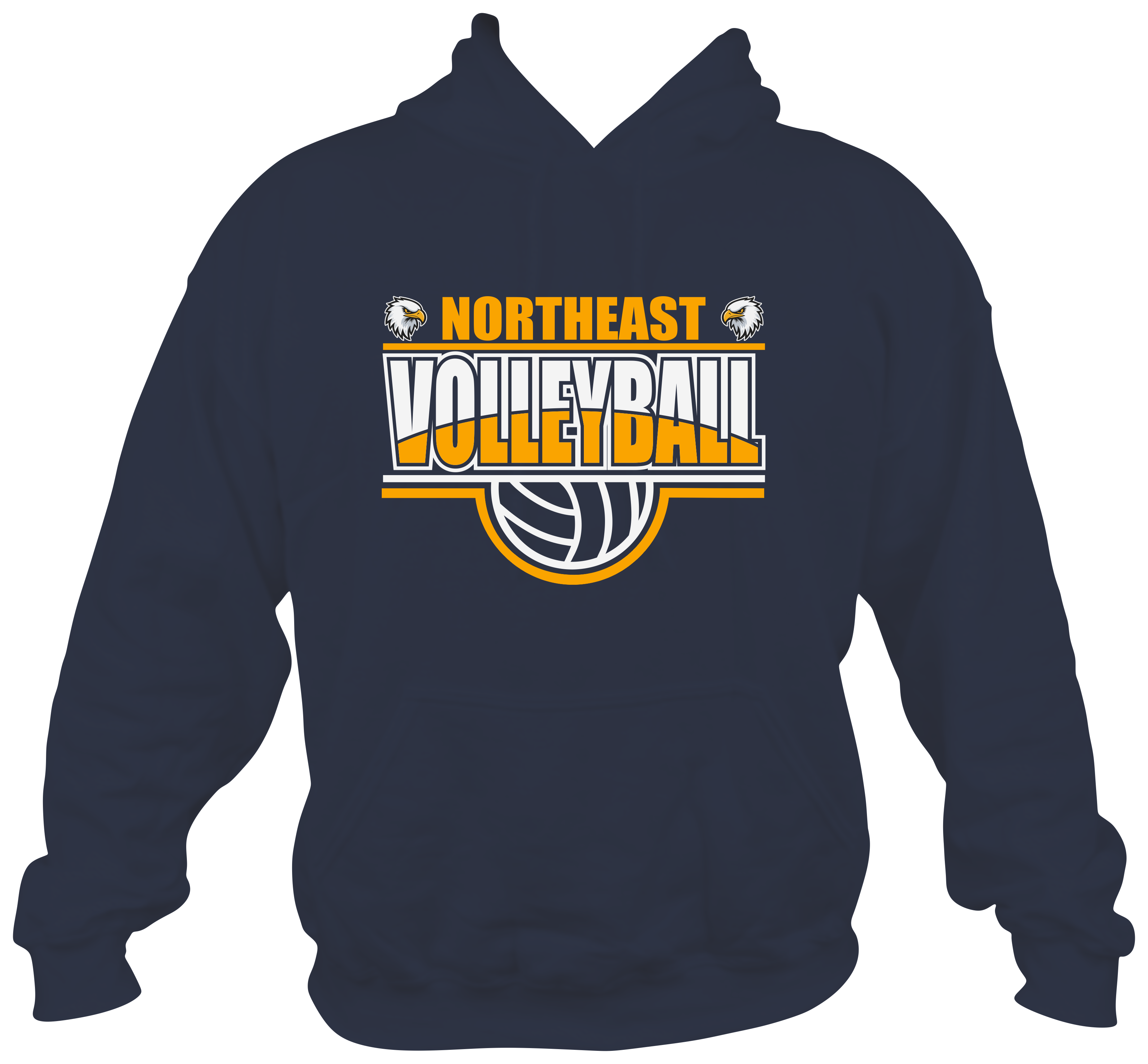 Northeast Middle School Volleyball Hoodies